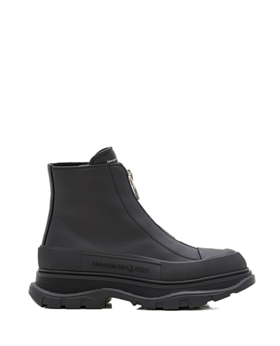 Alexander Mcqueen Ankle Boots In Black/black