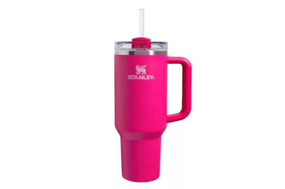 Pre-owned Stanley Flowstate Quencher 40oz (target Valentine's Day Exclusive) Tumbler Cosmo Pink