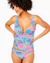 Lilly Pulitzer Brenta Tankini Top In Multi Splashdance
