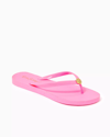 Lilly Pulitzer Pool Flip Flop In Prosecco Pink