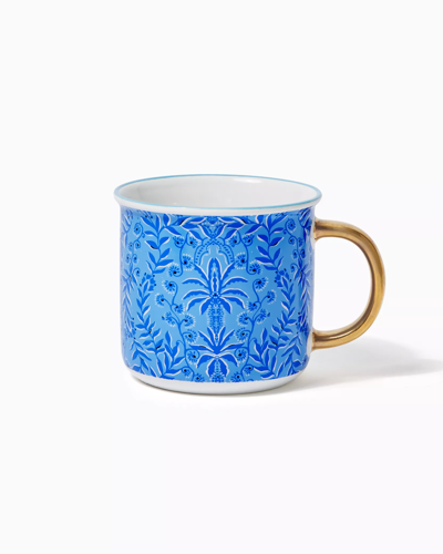 Lilly Pulitzer Ceramic Mug In Abaco Blue Have It Both Rays