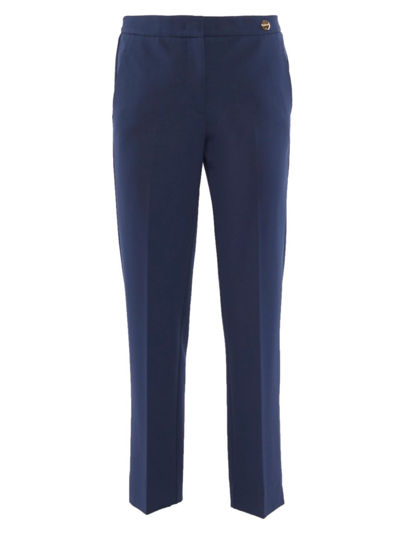 Callas Milano Women's Charlotte Stretch Jersey Cropped Boy Pants In Navy