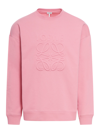 Loewe Large Fit Sweatshirt In Pink & Purple