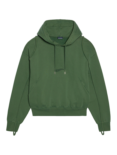 Jacquemus Le Camargue Hoodie In Green