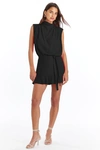 Amanda Uprichard X Revolve Fabienne Romper In Black