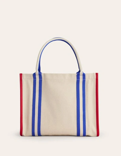 Boden Structured Canvas Tote Bag Natural Colourblock Women  In Neutral