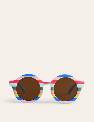 Boden Kids' Classic Sunglasses Rainbow Print Girls