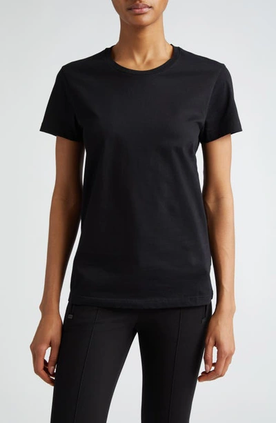 MONCLER MONCLER LOGO PATCH COTTON JERSEY T-SHIRT