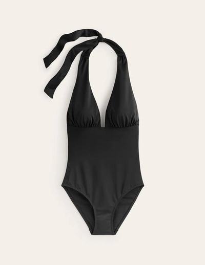 Boden Merano Deep V-neck Swimsuit Black Women