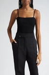 Jacquemus Le Haut Sierra Rib Camisole In Black