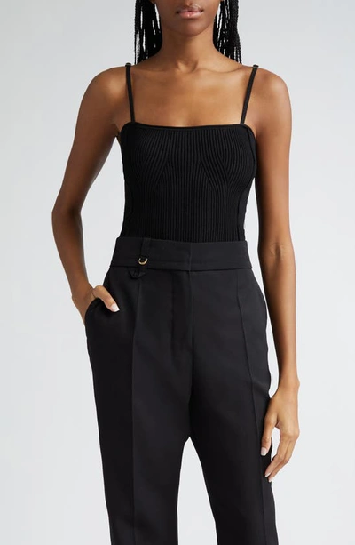 JACQUEMUS LE HAUT SIERRA RIB CAMISOLE