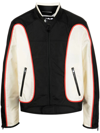 DIESEL DIESEL BOMBER JACKET WITH COLOR-BLOCK DESIGN