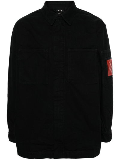 M44 Label Group Cotton Overshirt For Hangovers In Black