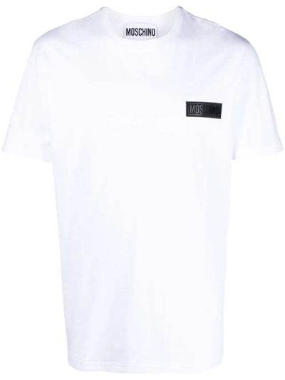 Moschino T-shirt With Logo Application In White