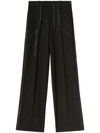 OFF-WHITE OFF-WHITE TAILORED TROUSERS WITH CONTRAST STITCHING