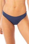 Maaji French Sublimity Reversible Classic Bikini Bottoms In Blue