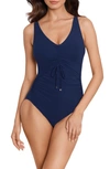 Magicsuit Sansa Solid One-piece Swimsuit In Blue