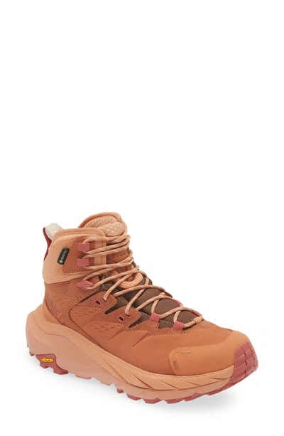 Hoka Kaha 2 Gtx Waterproof Hiking Boot In Sun Baked/baked Clay