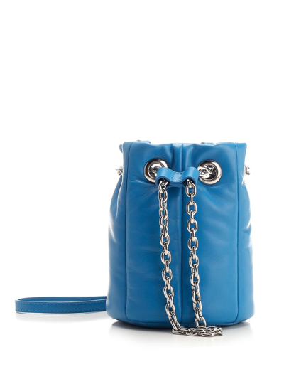Stand Studio Yvette Bucket Bag In Blau