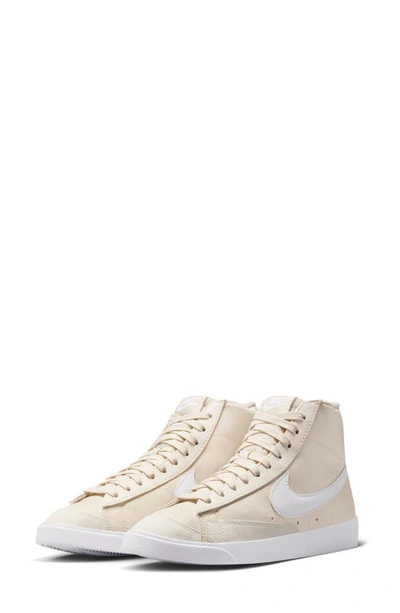 Nike Women's Blazer Mid '77 Shoes In Orewood Brown/ Volt/ Black