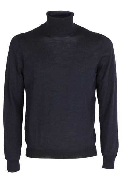 Tagliatore Mike Knitted Jumper In Navy