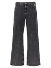 KARL LAGERFELD KARL LAGERFELD KLJ CHAINMAIL MID RISE RELAXED JEANS