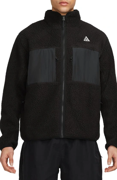 Nike Acg Arctic Wolf Polartec® Fleece Jacket In Black