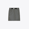 Tory Sport Tory Burch T Monogram Tech Jacquard Skirt In Tory Navy T Monogram Small Sport