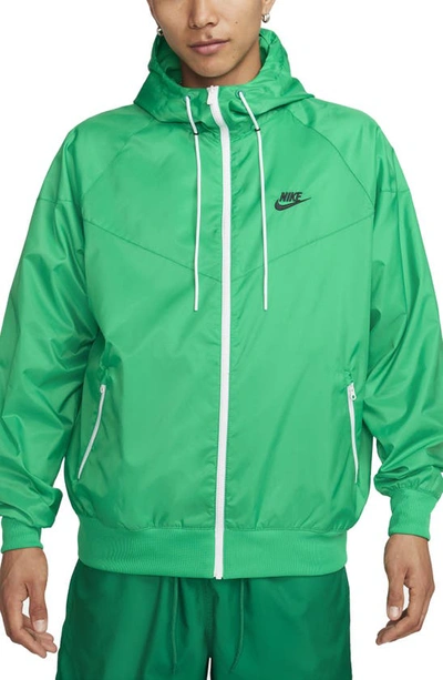 Nike Men's  Sportswear Windrunner Hooded Jacket In Green