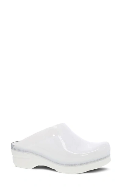 Dansko Sonja Platform Clog In White