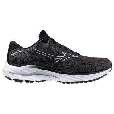 Mizuno Men's Wave Inspire 20 Running Shoes In Ebony/white Sand