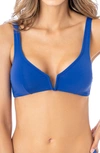 MAAJI MAAJI LAPIS BLUE VICTORY REVERSIBLE BIKINI TOP