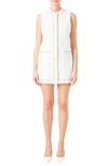 Endless Rose Women's Chain Trimmed Mini Dress In Ivory