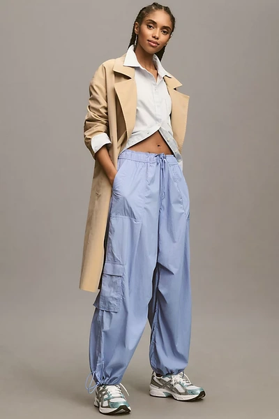 Daily Practice By Anthropologie Base Jump Parachute Trousers In Blue