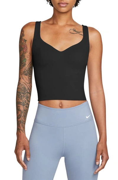 Nike Women's Alate Medium-support Padded Sports Bra Tank Top In Black