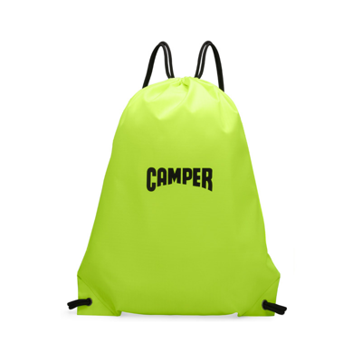 Camper Unisex Backpacks In Green