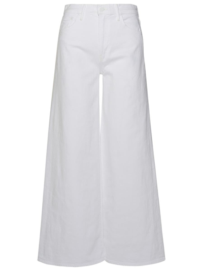 MOTHER MOTHER WHITE COTTON JEANS