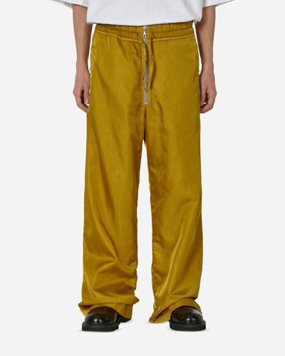 Dries Van Noten Overdyed Trousers Olive In Green