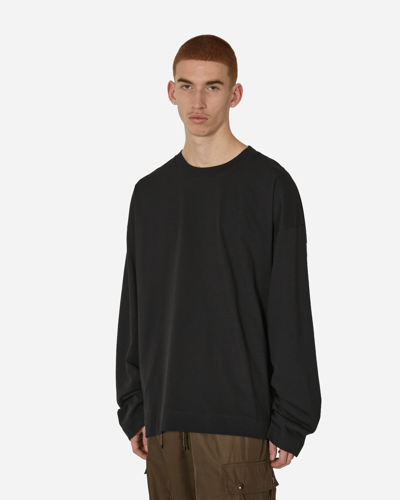 Dries Van Noten Oversized Longsleeve T-shirt In Black