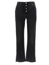 Isabel Marant Black Straight Leg Jeans