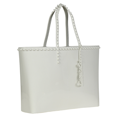 Carmen Sol Angelica Large Tote In Grey