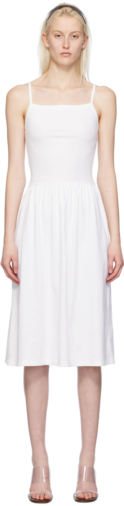 Gil Rodriguez White Lapointe Midi Dress