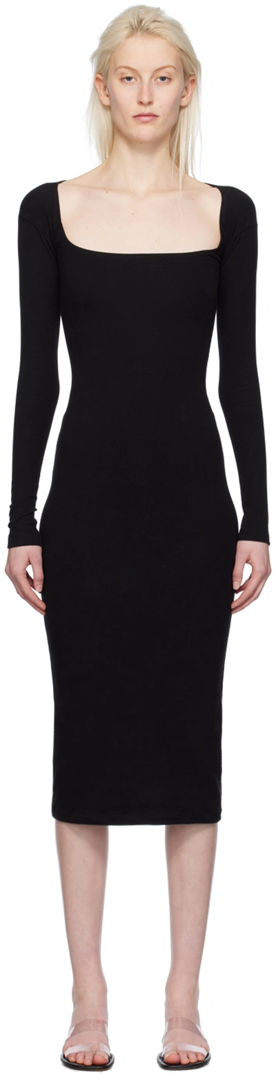 Gil Rodriguez Black 'el Tigre' Midi Dress