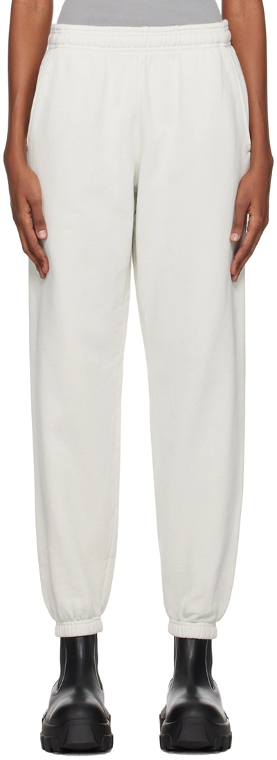 Entire Studios Off-white Heavy Lounge Trousers In Rice