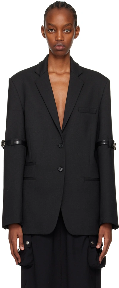 Coperni Black Hybrid Oversized Tailored Blazer