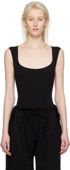 Gil Rodriguez Black 'el Tigre' Bodysuit In Black