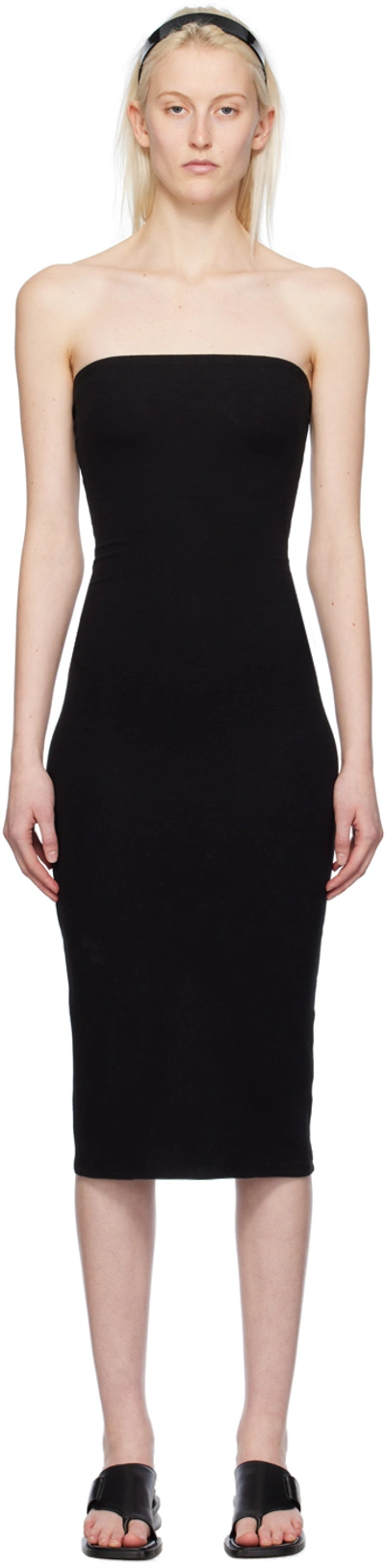 Gil Rodriguez Black 'the Tube' Midi Dress