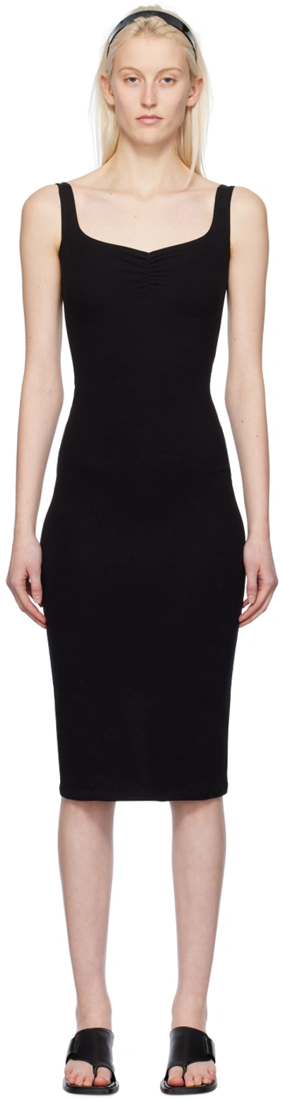 Gil Rodriguez Black Corazon Midi Dress