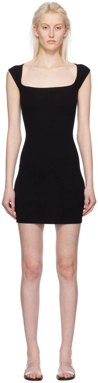 Gil Rodriguez Black 'el Tigre' Minidress