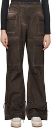 Holzweiler Brown Night Worker Trousers In 1111 Brown Mix